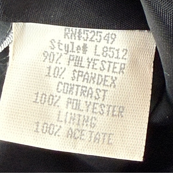 Laundry by Shelli Segal Vintage 90s Black Velvet Mini Geometric Halter Dress - Picture 7 of 9